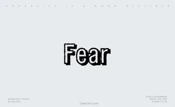 Fear Font