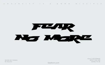 Fear No More Font