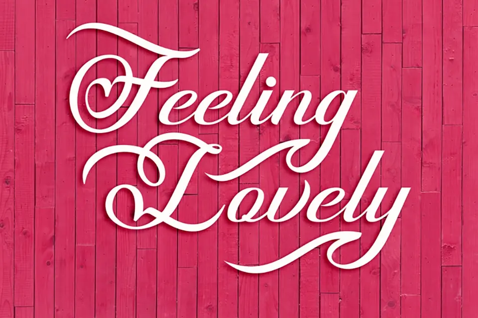 Feeling Lovely Font