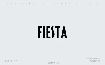 Fiesta Font