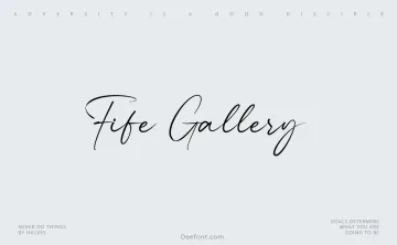 Fife Gallery Font