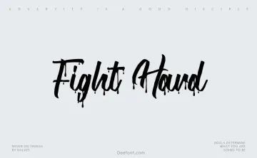 Fight Hard Font