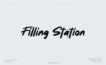 Filling Station Font