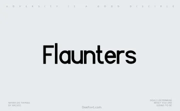 Flaunters Font