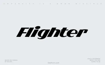 Flighter Font