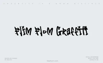 Flim Flom Graffiti Font