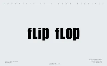 Flip Flop Font