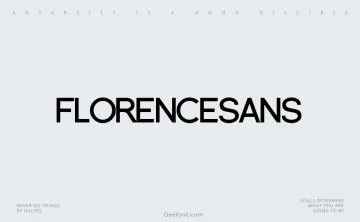 Florencesans SC Font Family