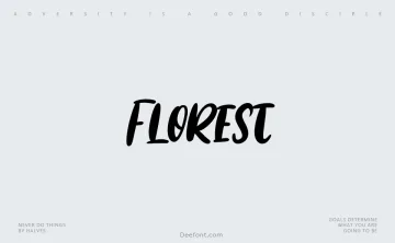 Florest Font