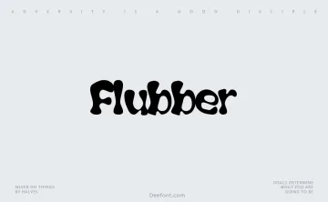Flubber Font