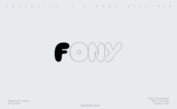 Fony Font