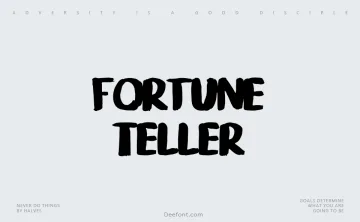 Fortune Teller Font