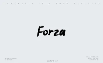 Forza Font