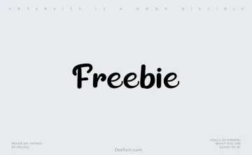 Freebie Font