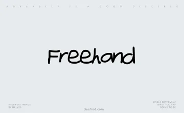 Freehand Handwritten Font