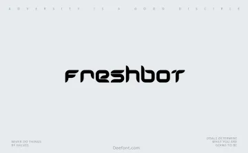 Freshbot Font