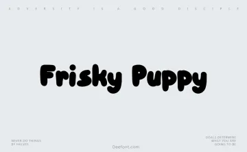 Frisky Puppy Font