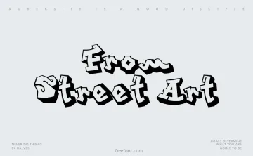 From Street Art Font