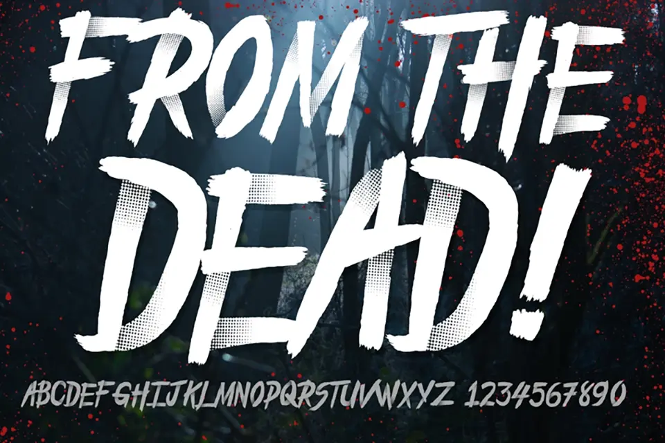 From The Dead Font