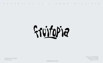 Fruitopia Font