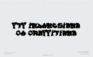 FTF Indonesiana Go Graffitiana Font