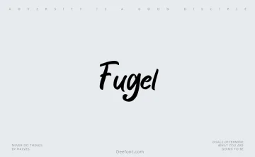 Fugel Font