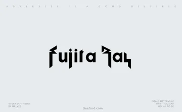 Fujita Ray Font