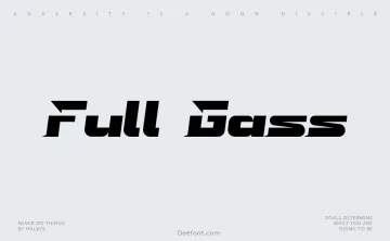 Full Gass Font