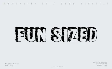 Fun Sized Font