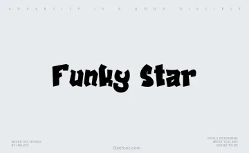 Funky Star Font