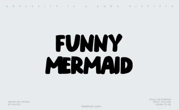 Funny Mermaid Font