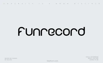 Funrecord Font