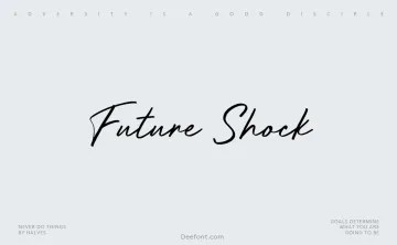 Future Shock Font