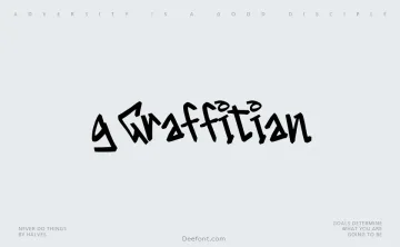 g Graffitian Font