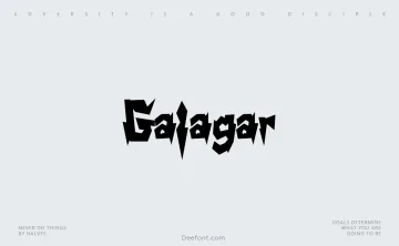 Galagar Font