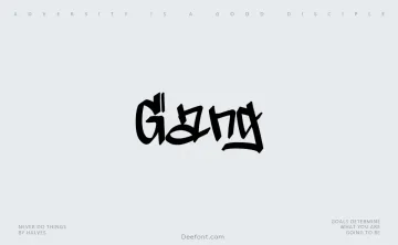 Gang Font