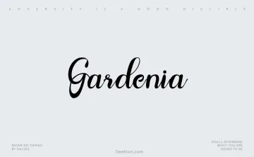 Gardenia Font