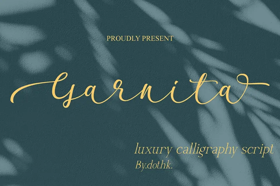 Garnita Script Font