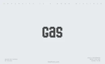 Gas Font
