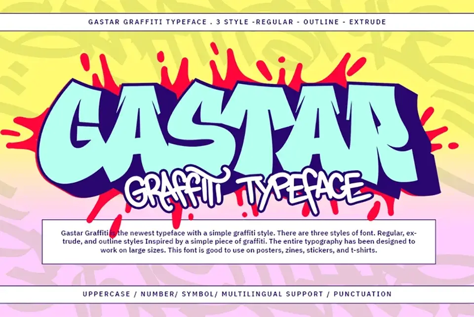 Gastar Graffiti Font