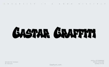 Gastar Graffiti Font