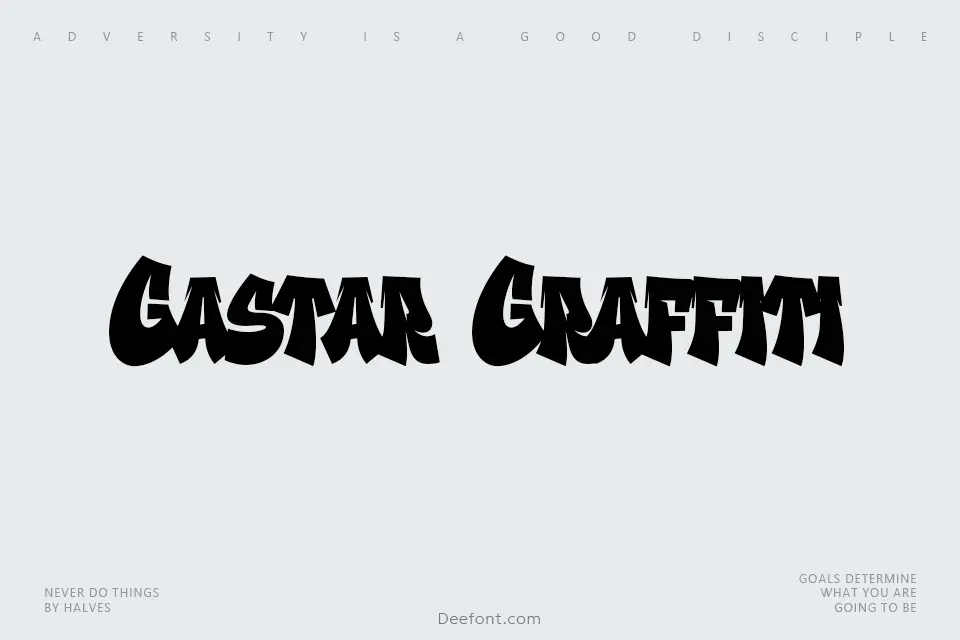 Gastar Graffiti Font