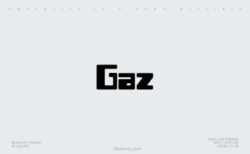 Gaz Font