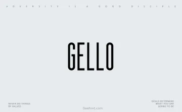 Gello Font Family