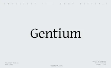 Gentium Font