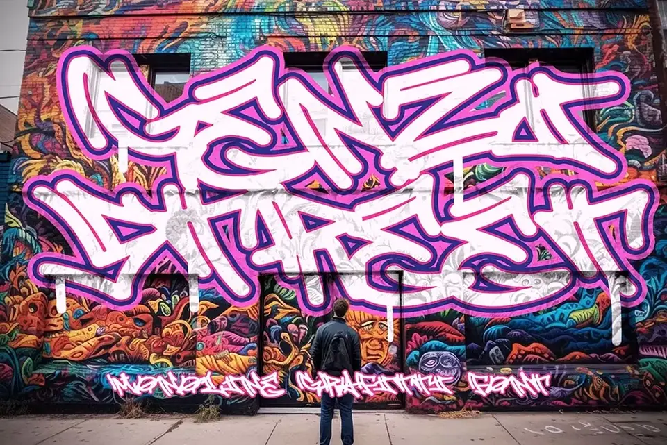 Genzi Street Graffiti Font