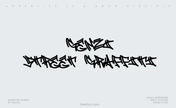 Genzi Street Graffiti Font