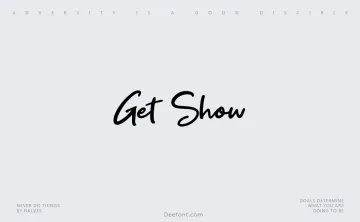 Get Show Font