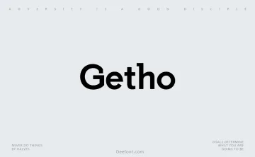Getho Font