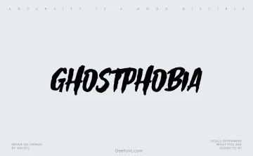 Ghostphobia Font